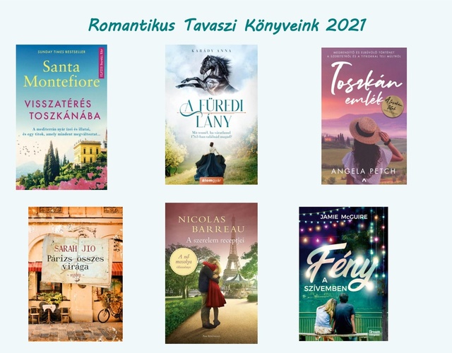 Romantikus regények 2021 Tavasz