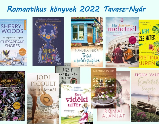 Romantikus regények 2022 tavasz-nyár