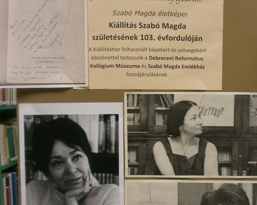 Szabó Magda Emlékkiállítás Online képekben