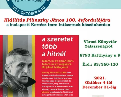 Pilinszky 100 Emlékkiállítás