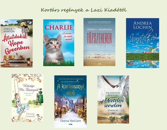 Kortárs regények a Lazi Kiadótól